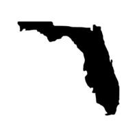 geïllustreerd Florida kaart vector