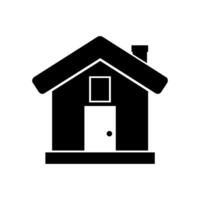 huis geïllustreerd op een witte achtergrond vector