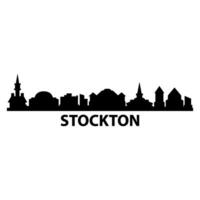 stockton horizon geïllustreerd vector