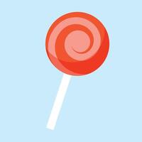 vector lolly snoep tekenfilm icoon illustratie