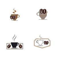 coffeeshop logo pictogram sjabloon ontwerp vectorillustratie vector