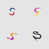 letter s logo sjabloon vector pictogram ontwerp