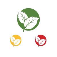 natuur groen blad element vector pictogram. groene bladeren vector symbool ontwerp