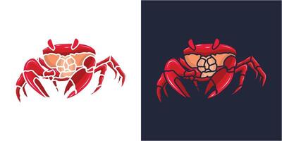 krab vector sjabloon illustratie ontwerp