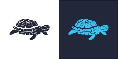 schildpad vector logo ontwerp illustratie