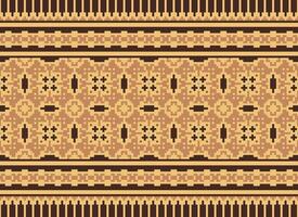 een mooi textiel digitaal ontwerp reeks van damast mughal paisley sier- ikat etnisch kruis steek patroon decor grens retro luxe stijl behang geschenk kaart kader voor Dames kleding voorkant terug dupatta vector