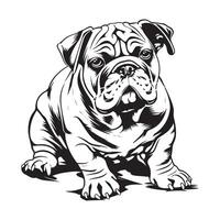 bulldog vector kunst, pictogrammen, en grafiek