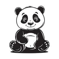 panda vector kunst en grafiek