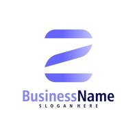 brief z logo ontwerp vector. creatief eerste z logo concepten sjabloon vector