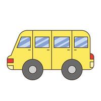 gele schoolbus vector