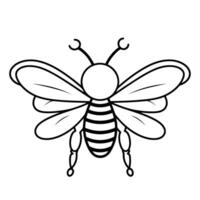 elegant kever schets icoon in vector formaat voor insecten-thema ontwerpen.
