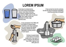 Zuid-Indiase ontbijtschotel stoom rijstwafel ook bekend als Kerala Puttu kookmethode vector