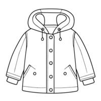 elegant jasje schets icoon in vector formaat voor mode ontwerpen.