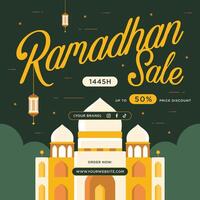 Ramadan kareem Islamitisch plein na. Ramadhan sociaal media poster achtergrond ontwerp vector