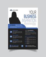 modern bedrijf inspiratie folder en geweldig creatief bedrijf brochure ontwerp vector