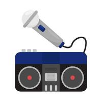 illustratie van boombox vector