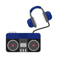 illustratie van boombox vector