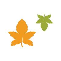 herfst esdoorn- blad vector illustratie ontwerp sjabloon