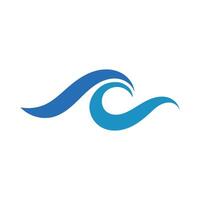 Golf logo. grafisch symbolen van oceaan of vloeiende zee water gestileerde voor bedrijf identiteit vector. illustratie water Golf logo voor bedrijf embleem bedrijf vector