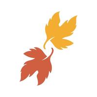 herfst esdoorn- blad vector illustratie ontwerp sjabloon