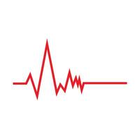 hart ritme pulse logo vector