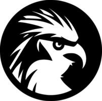 papegaai - minimalistische en vlak logo - vector illustratie