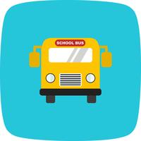 Vector schoolbus pictogram