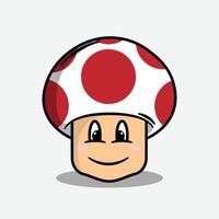 paddestoel spel emoji vriend vector