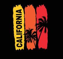 Californië surfing t-shirt ontwerp vector