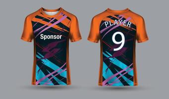 voetbal Jersey ontwerp, gaming t overhemd Jersey sjabloon vector