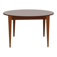 vector tafel met vier poten licht bruin.koffie tafel en drie stoelen. vector illustratie.set van houten tafels vector illustratie.houten tafel geïsoleerd illustratie Aan wit achtergrond.