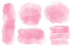 roze aquarel achtergrond vector