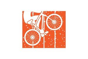 fietstocht t-shirt ontwerp vector