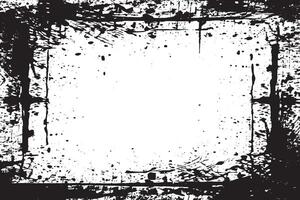 zwart grunge monochroom structuur vector sjabloon voor achtergrond textuur. abstract structuur