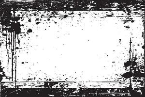 zwart grunge monochroom structuur vector sjabloon voor achtergrond textuur. abstract structuur