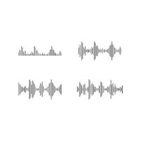 geluidsgolf muziek- icoon vector