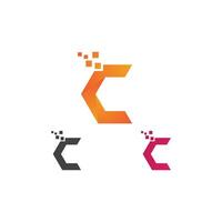 c brief logo icoon vector