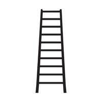 ladder icoon arbeider zwart vector achtergrond ontwerp.