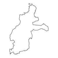 st redder parochies kaart, administratief divisie van Jersey. vector illustratie.