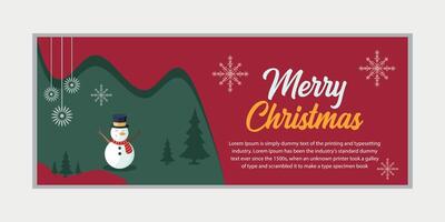 vrolijk Kerstmis banier reeks en gelukkig nieuw jaar banier, sociaal media Hoes en web spandoek, vrolijk Kerstmis ontwerp voor groet kaart, vector