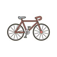 Vector fiets pictogram
