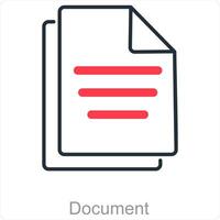 document en papier icoon concept vector