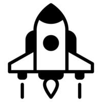 ruimtevaartuig toekomst dingen icoon illustratie vector