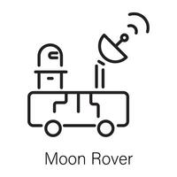 modieus maan rover vector