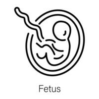modieus foetus concepten vector