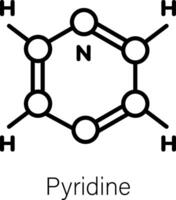 modieus pyridine concepten vector