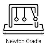 modieus Newton wieg vector