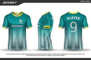 jersey ontwerp sublimatie t-shirt premium geometrisch patroon ongelooflijke vector collectie voor voetbal voetbal racen fietsen gaming motorcross sport