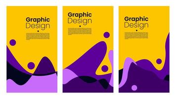 abstract vlak achtergrond Purper en geel perfect voor uitnodigingen, poster, omslag, folder, banier, Sjablonen, achtergronden en veel meer vector