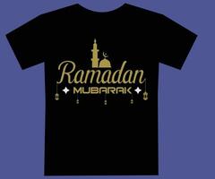 gezegend Ramadan eenheid t overhemd ontwerp vector